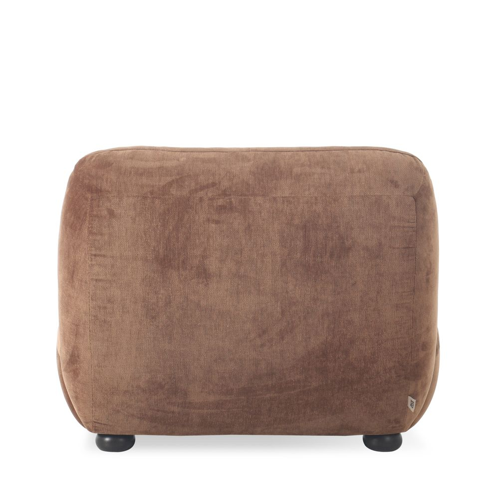 Wyatt Lounge Chair Velours Cognac