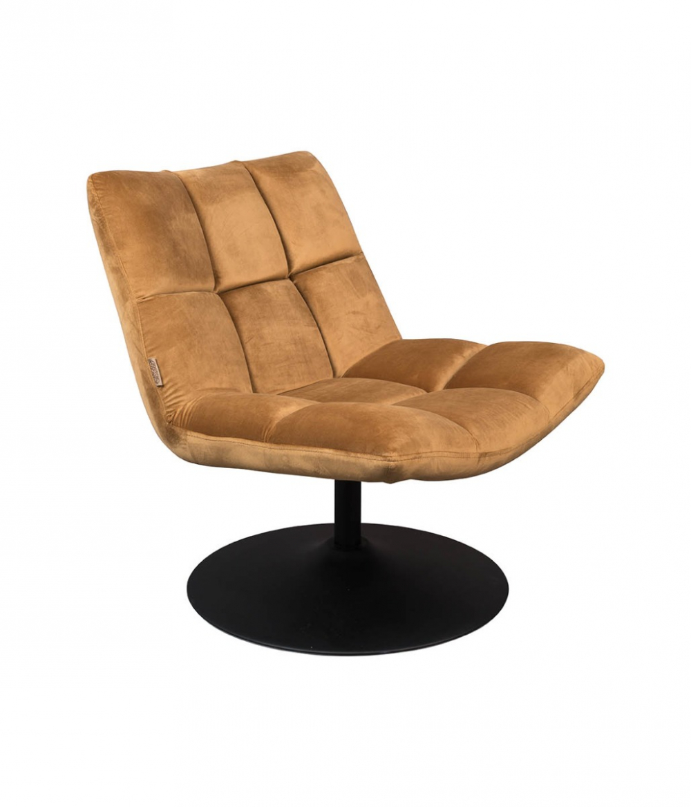 zoeken Tolk Herhaal Bar Lounge Chair Golden Brown | Dutchbone