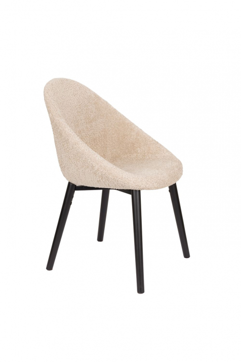 Fenna Chair Beige Front Side