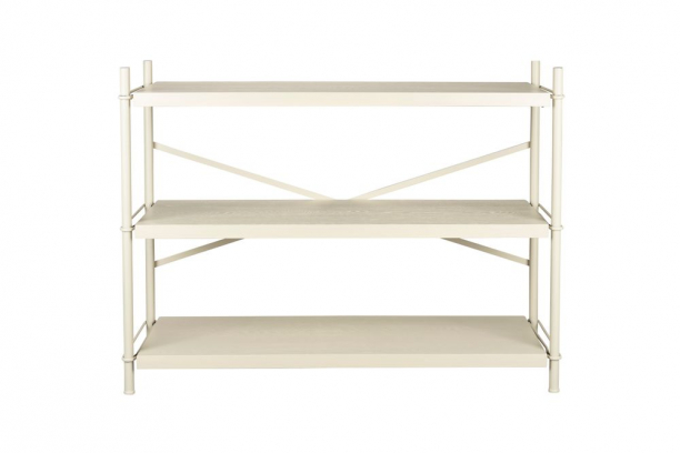 Iron Shelf Beige Low Front