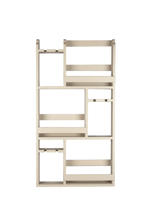 Myron Wine Shelf Beige Front