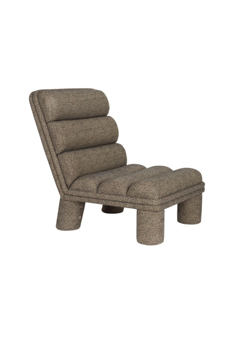 Fern Lounge Chair Black Front Side