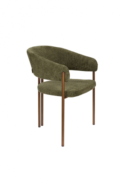 Naida Chair Green Front Side