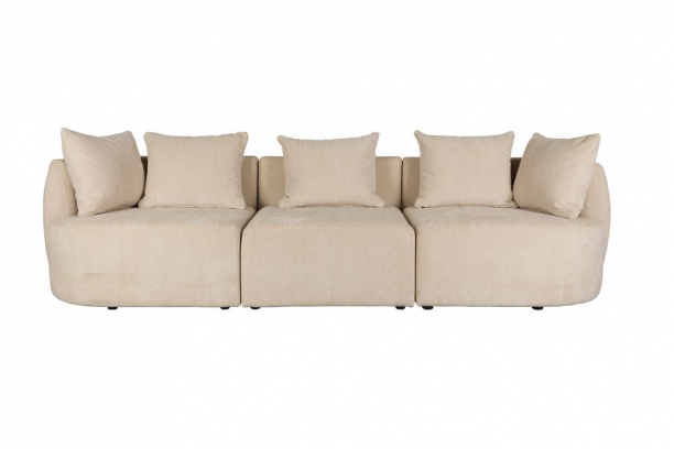 Rocca Sofa 4,5-Seater Latte Front