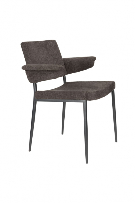 Portland Armchair Grey Front Side