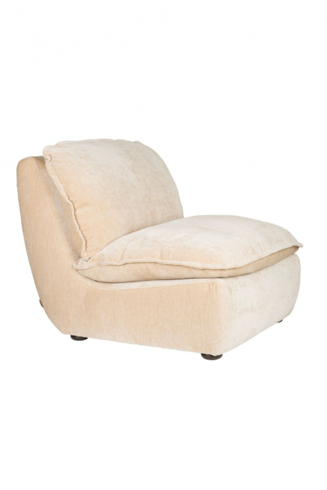 Radley Lounge Chair Beige Front Side