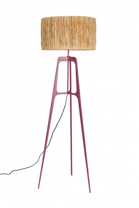 Afra Floor Lamp Plum Front