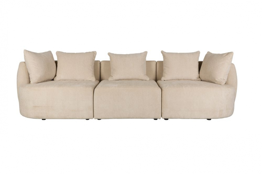 Rocca Sofa 4,5-Seater Latte Front