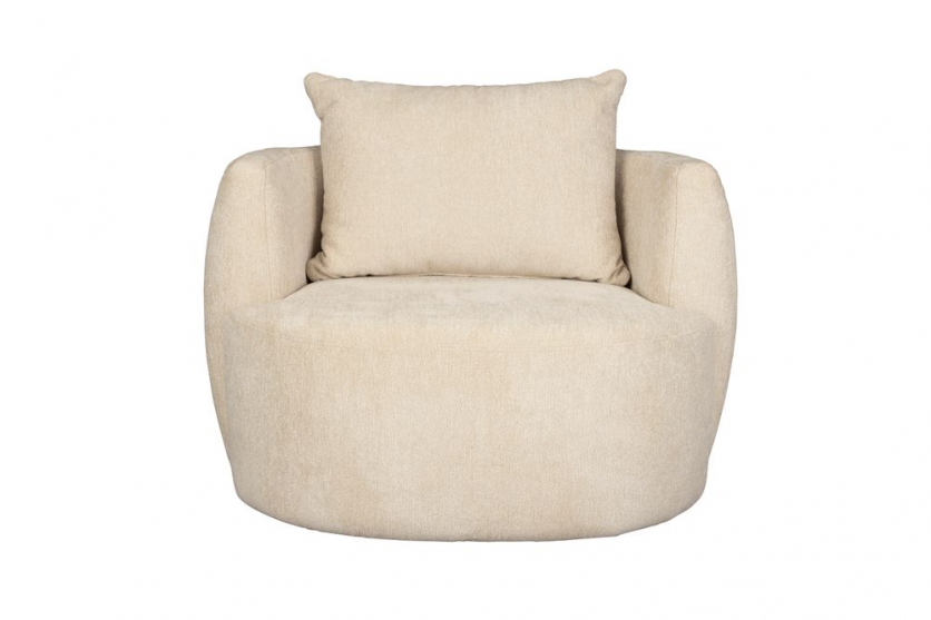 Rocca Lounge Chair Latte Front