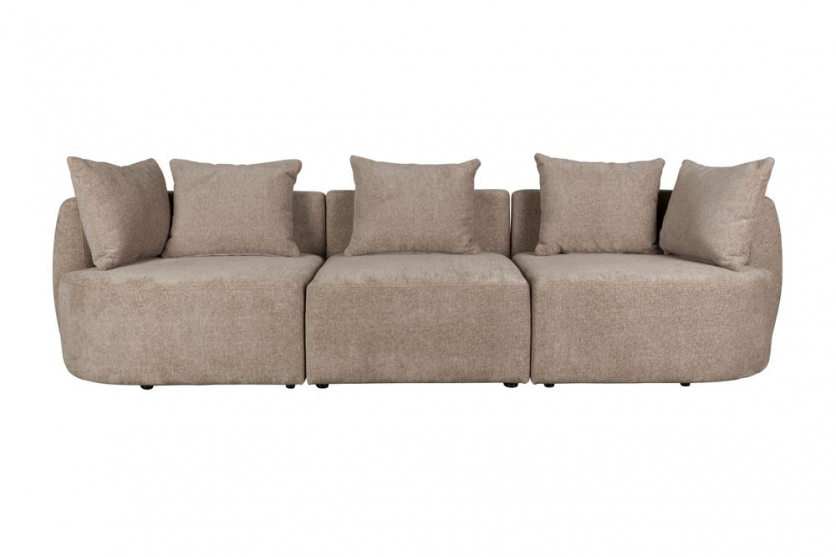 Rocca Sofa 4,5-Seater Cappuccino Front